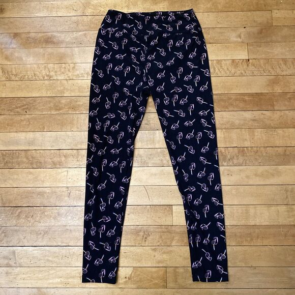 LulaRoe Leggings Women’s One Size Sunglasses Black Stretch Soft - Picture 1 of 13
